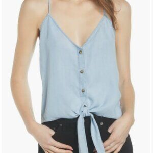 Nordstrom Noisy May Tie Hem Tank